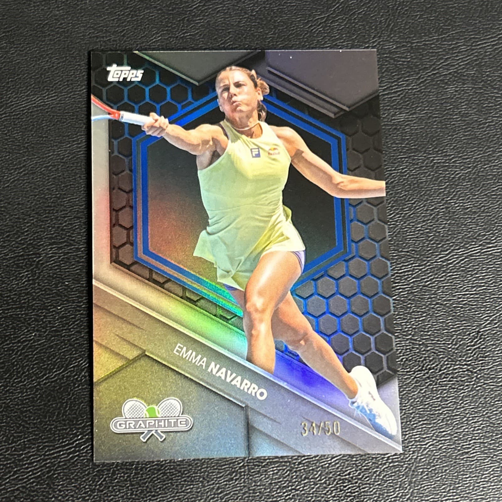 Graphite Tennis 2026 Topps 2026 Topps blue-refractor