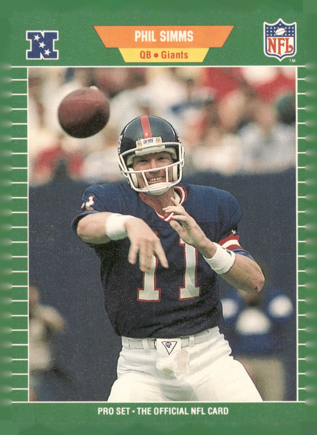 Phil Simms New 1989 Pro Set