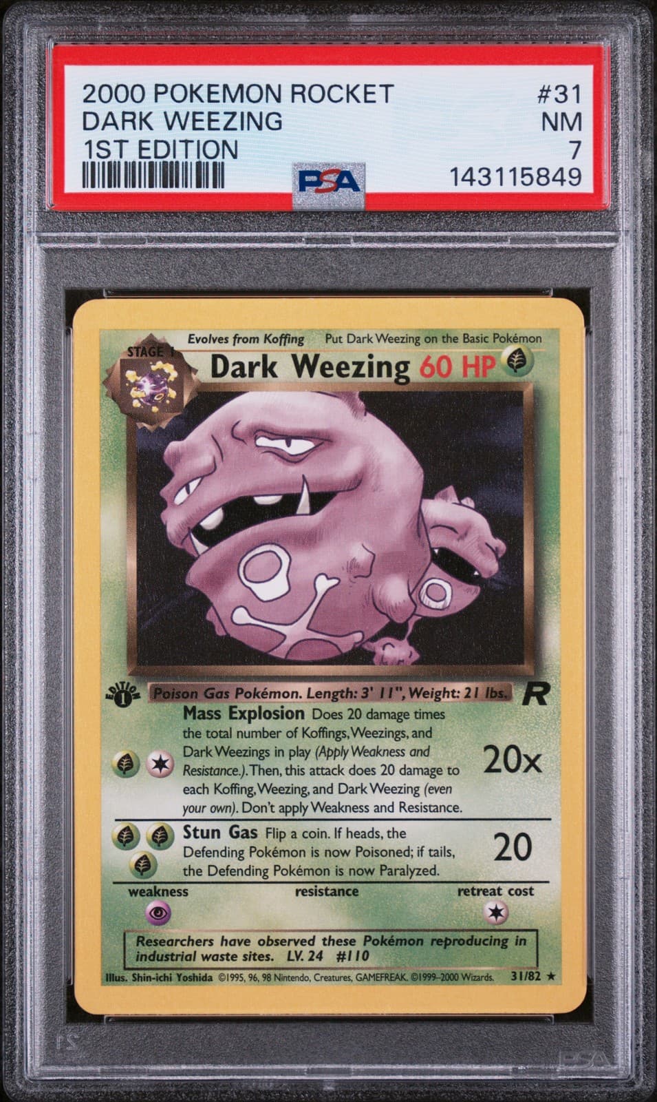 Pokemon Rocket Dark 2000 Unknown