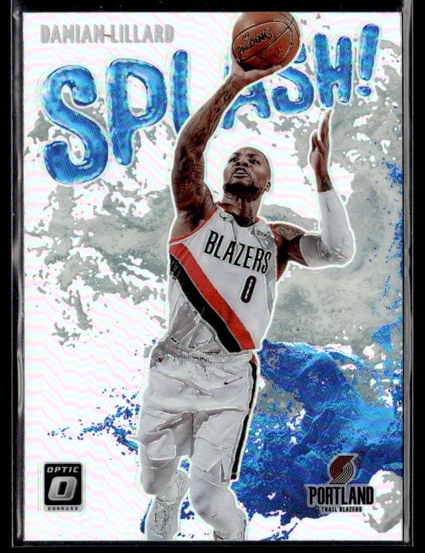 Damian Lillard Splash 2021 Donruss Optic 2021 Donruss Optic