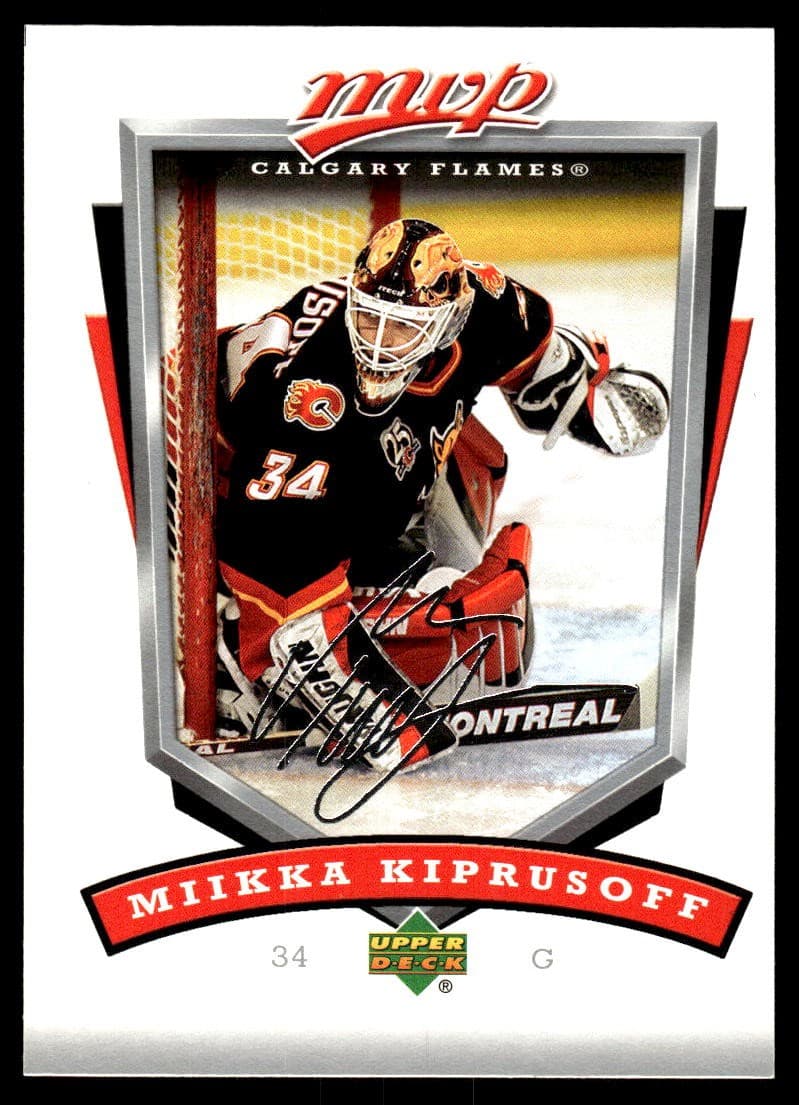 Miikka Kiprusoff Calgary 2006 Upper Deck 2006 Upper Deck