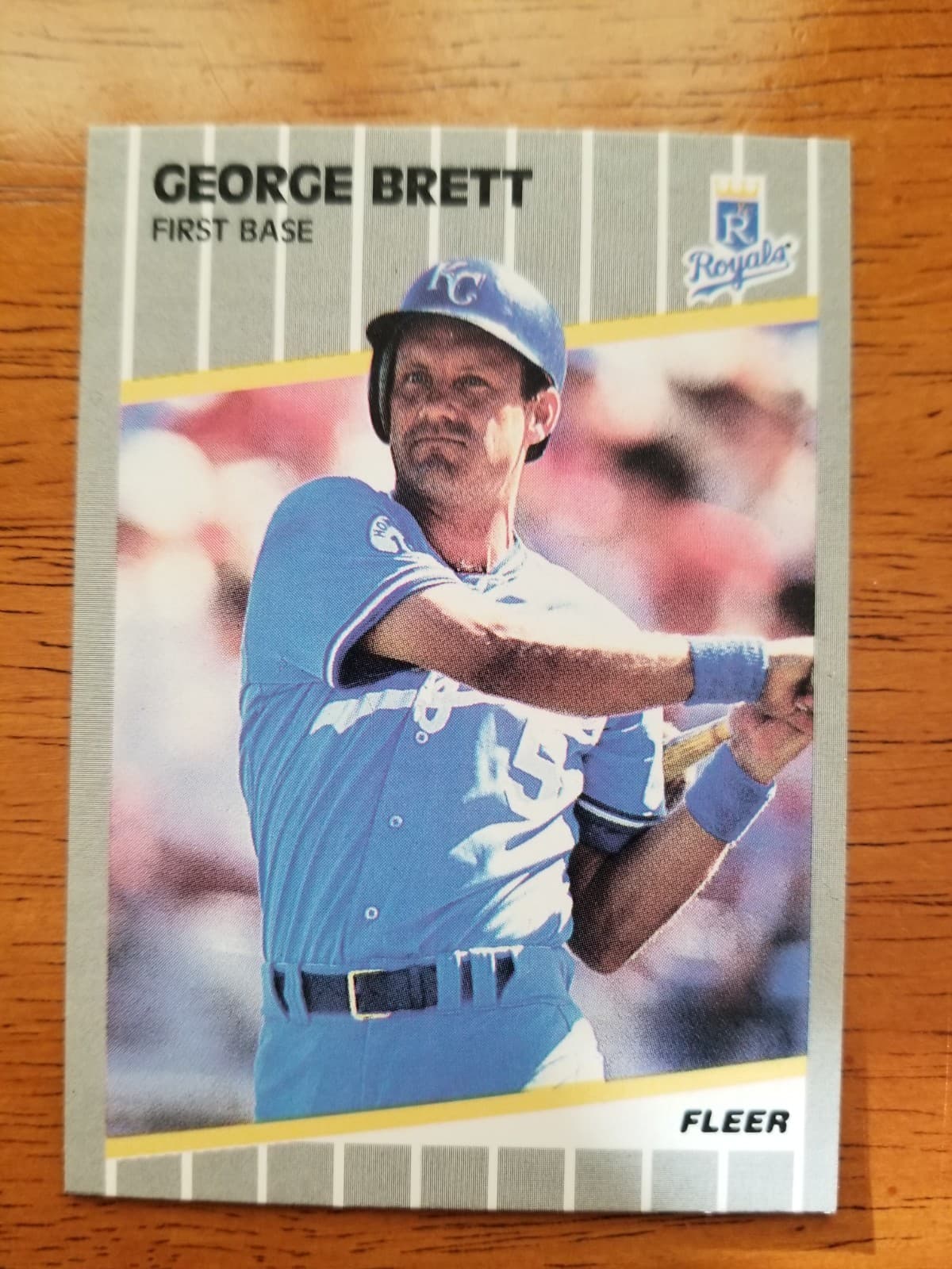 George Brett Royals 1989 Fleer 1989 Fleer