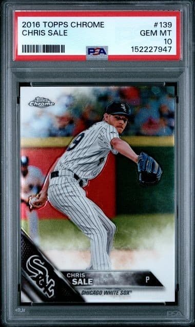 CHRIS SALE MT POP 4 2016 Topps Chrome 2016 Topps Chrome
