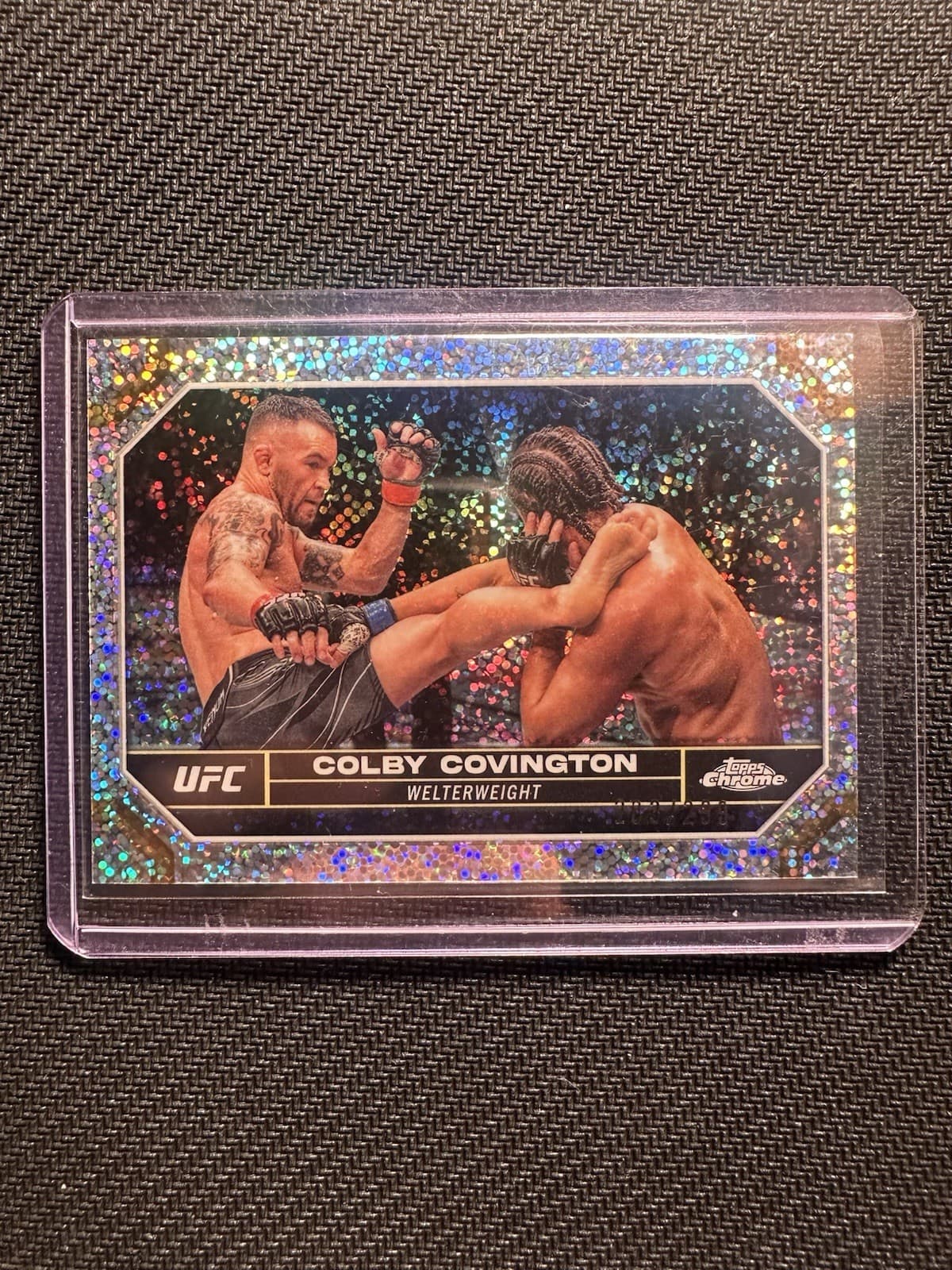Colby Covington Speckle 2024 Topps Chrome