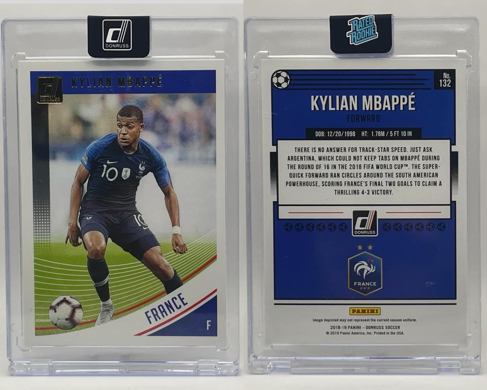 Kylian Mbappe France 2018 Donruss 2018 Donruss