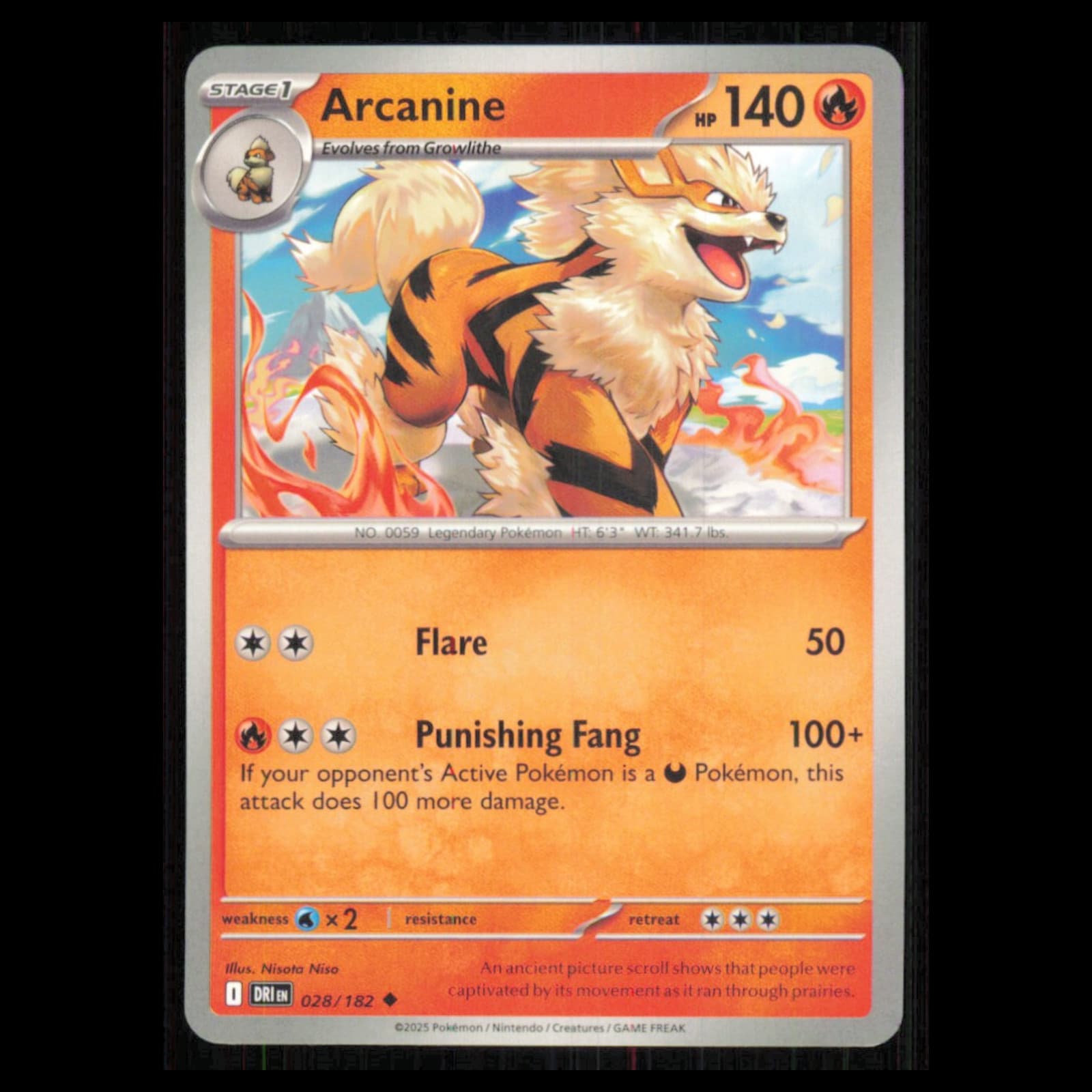 Arcanine Scarlet 2025 Unknown 2025 Unknown