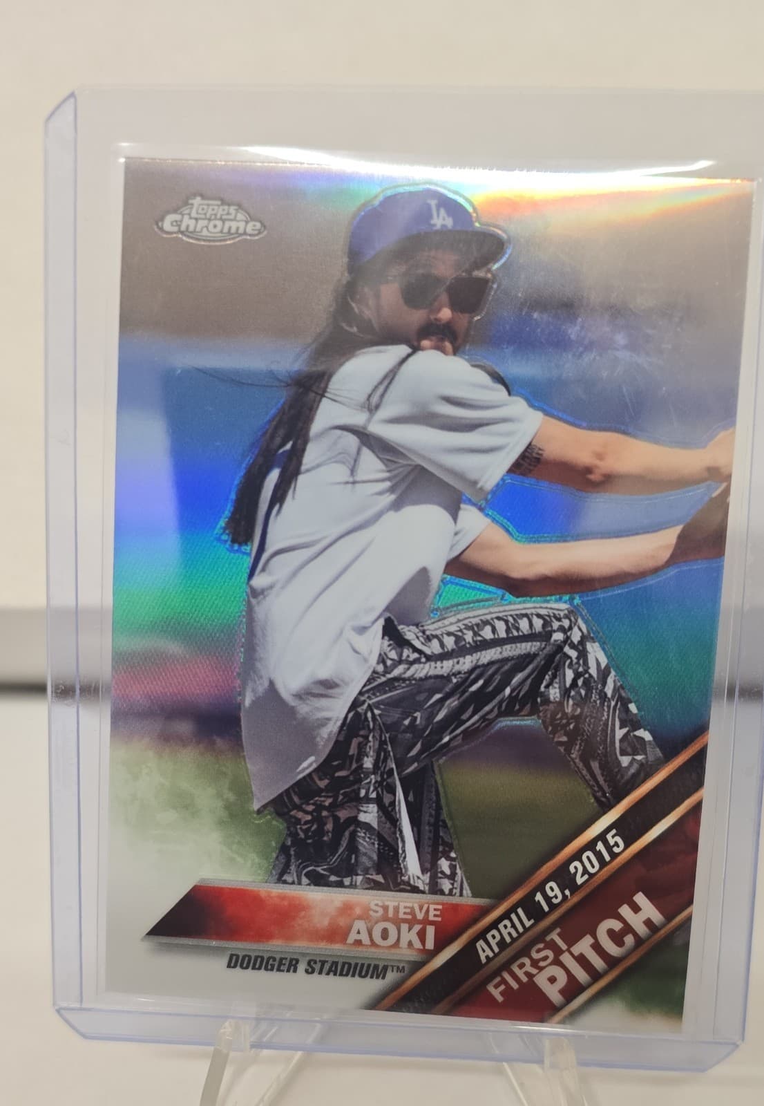 First Pitch Steve 2016 Topps Chrome