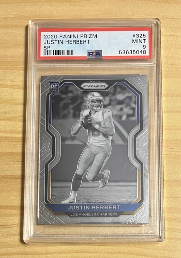 Negative Justin Herbert 2020 Panini Prizm 2020 Panini Prizm