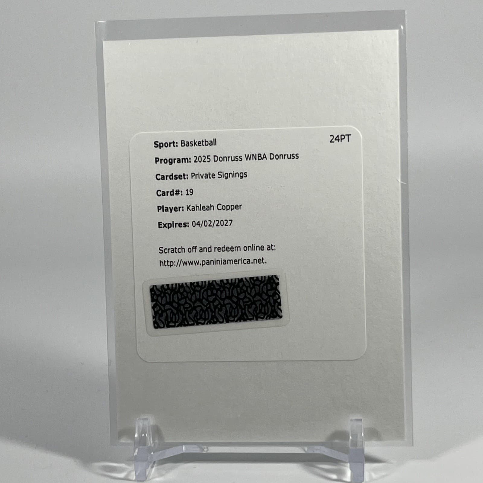 Kahleah Copper 2025 Donruss