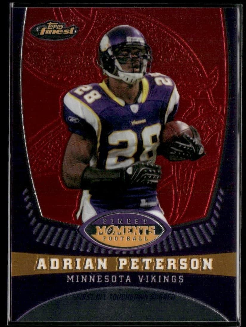 ADRIAN PETERSON FINEST MOMENTS 2008 Topps Finest 2008 Topps Finest