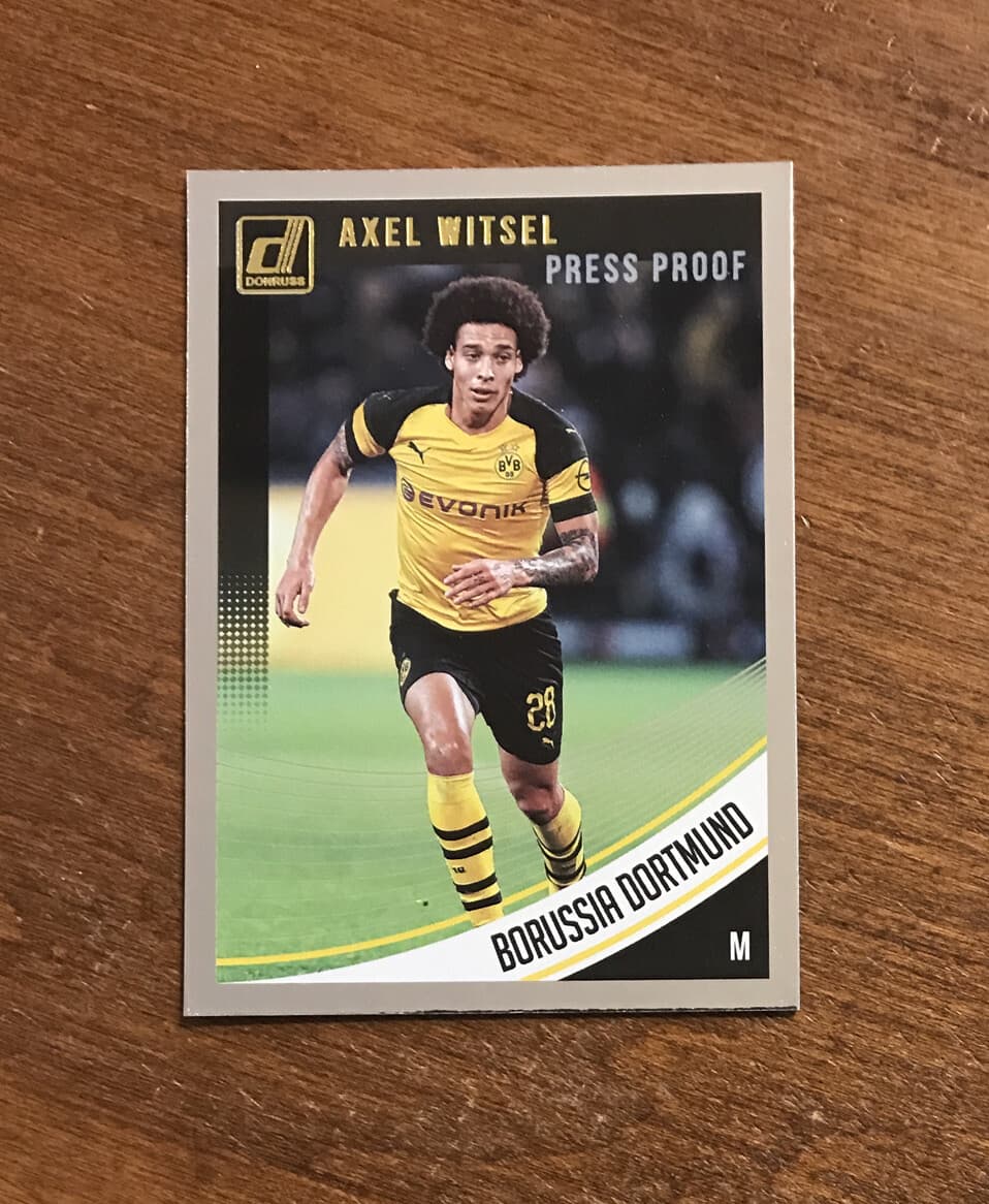 Axel Witsel 2018 Donruss