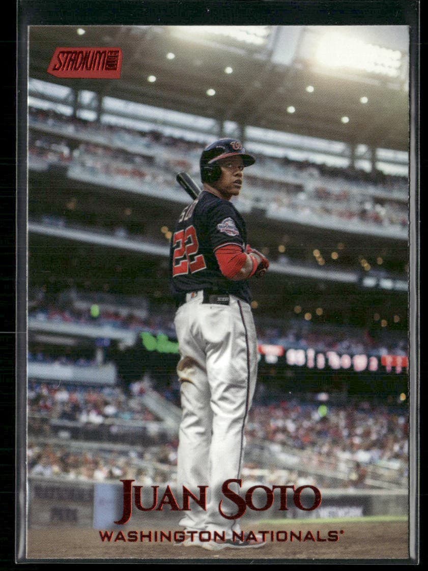 Juan Soto Red 2019 Stadium Club 2019 Stadium Club