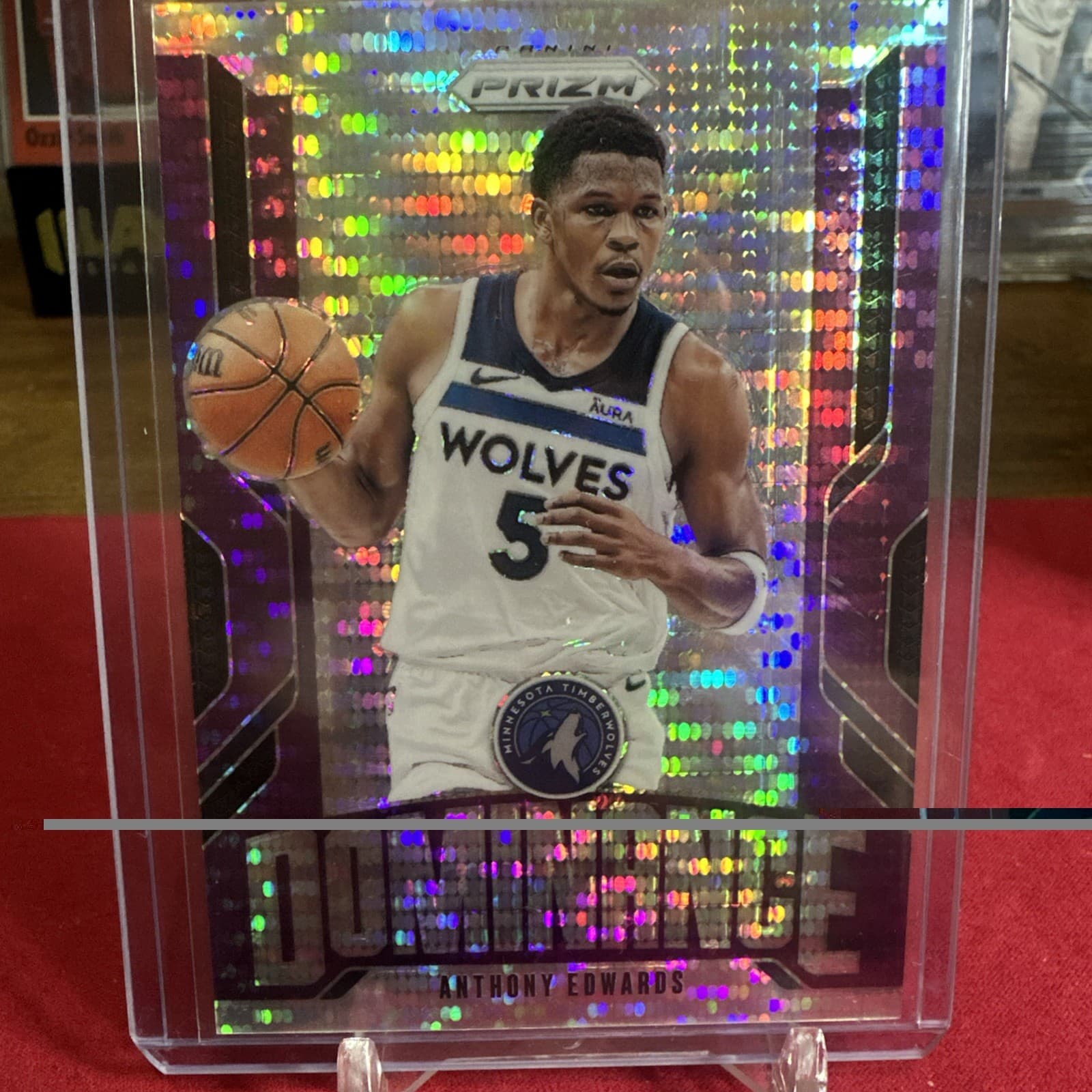 Anthony Edwards Purple 2024 Panini Prizm 2024 Panini Prizm