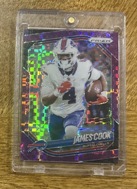 James Cook Purple 2025 Panini Prizm 2025 Panini Prizm