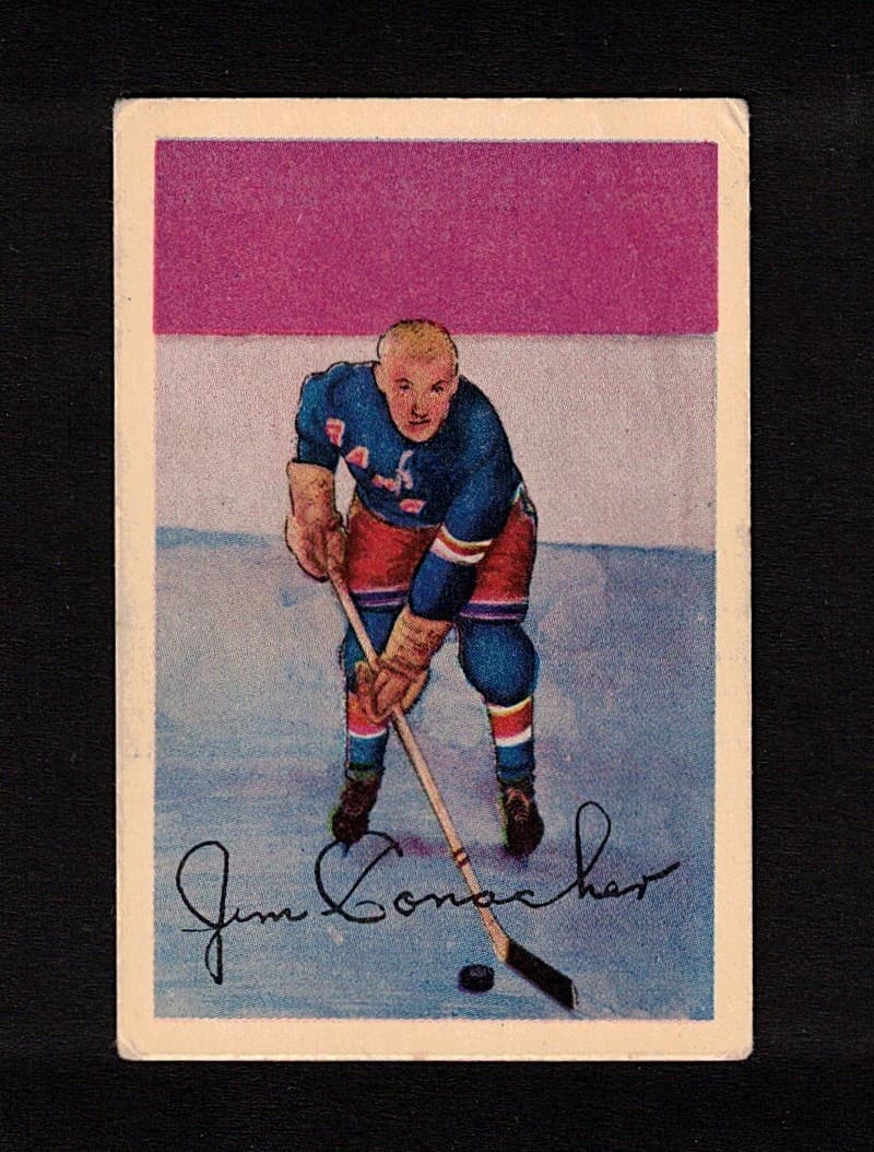 Jim Conacher trading card