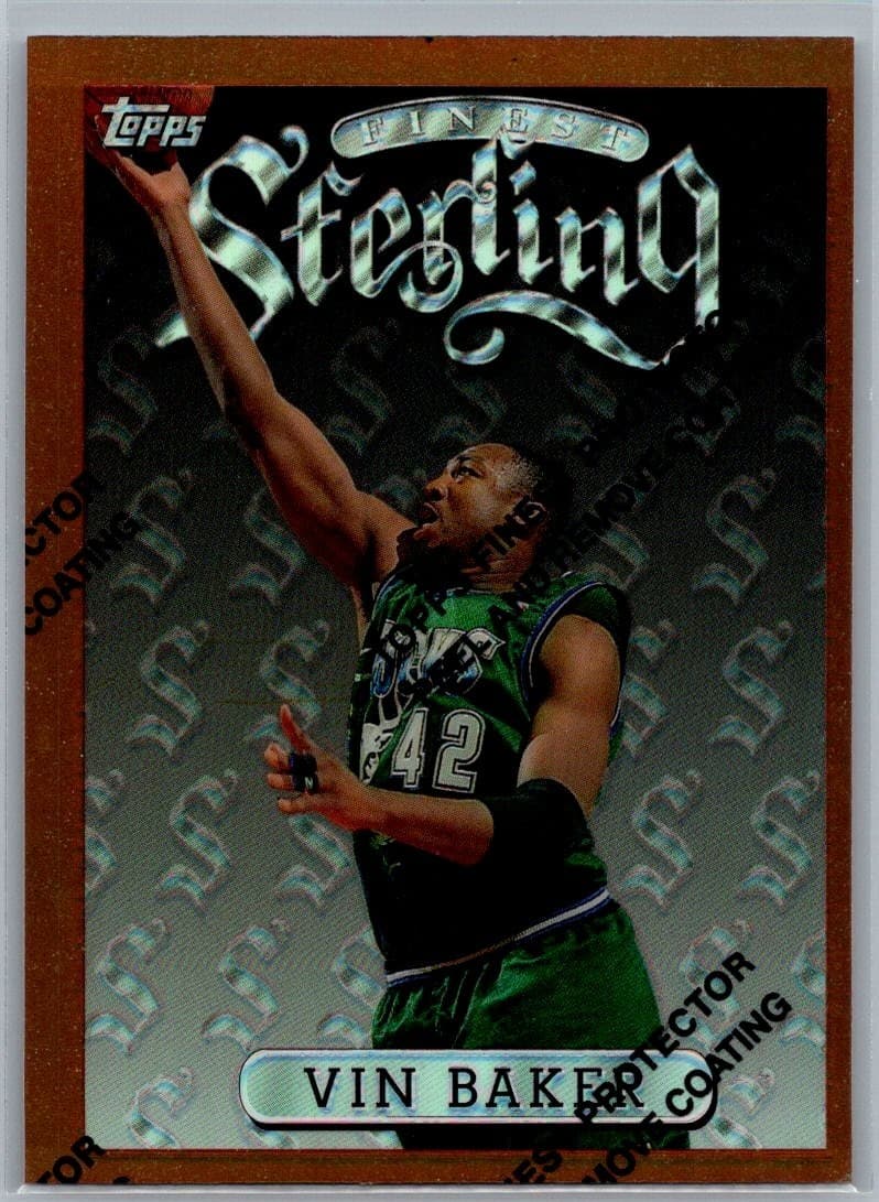 Vin Baker Milwaukee 1996 Topps Finest