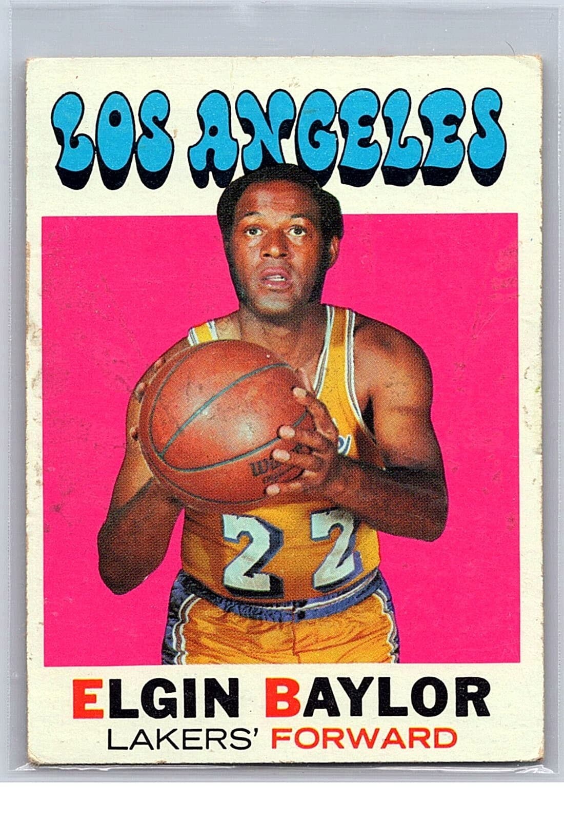 Elgin Baylor Vintage 1971 Topps 1971 Topps