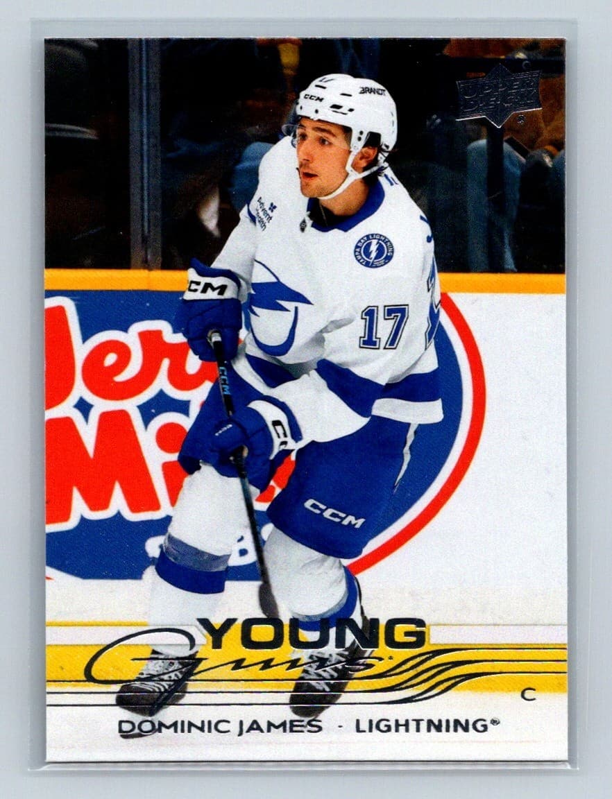 Dominic James 2025 upper_deck Upper Deck Young Guns - Outburst Silver example 1
