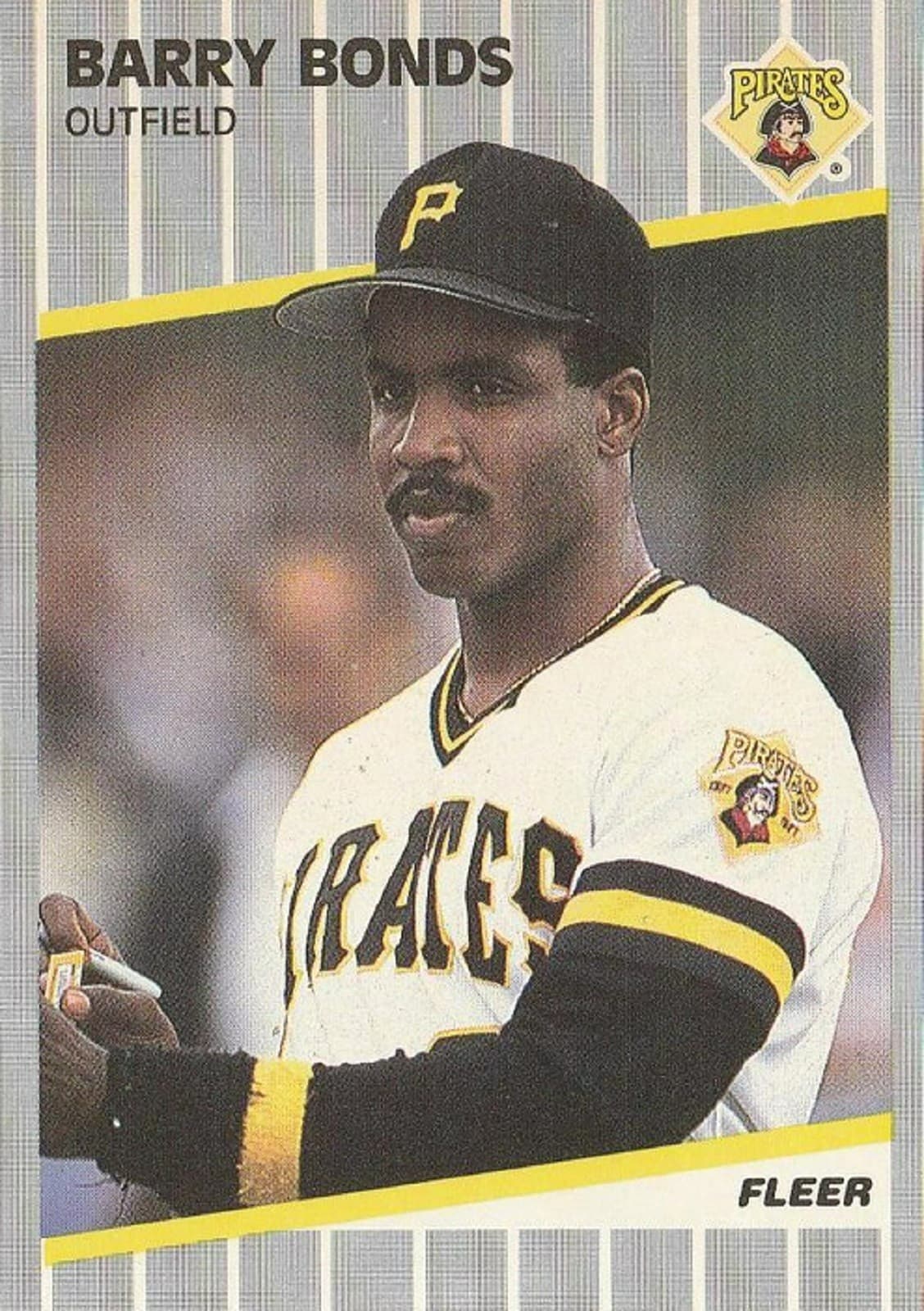 Barry Bonds Pittsburgh 1989 Fleer