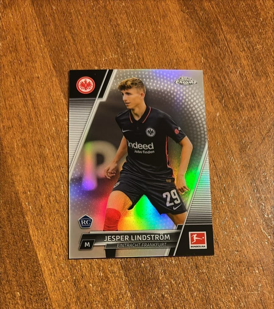 Jesper Lindstrom Eintracht 2022 Topps Chrome 2022 Topps Chrome