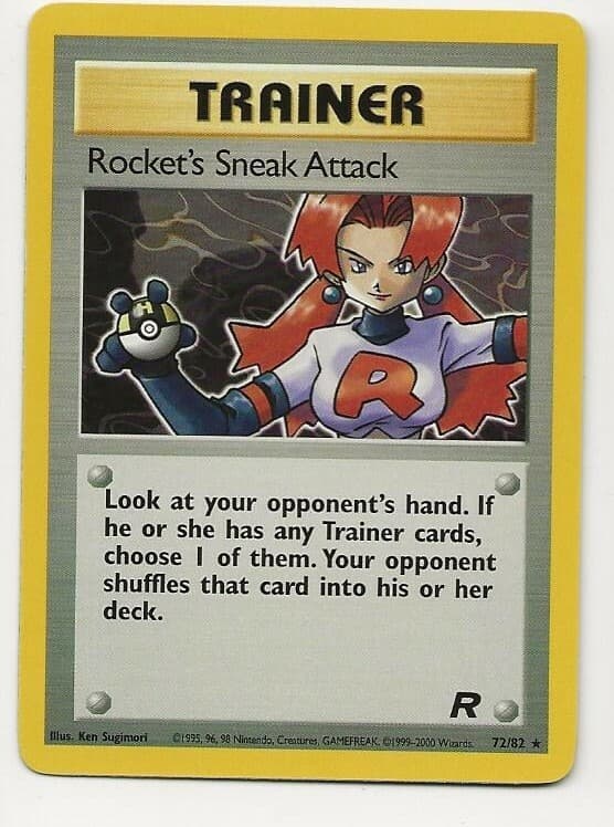 POKEMON TRAINER NON- ROCKET'S 2000 Unknown
