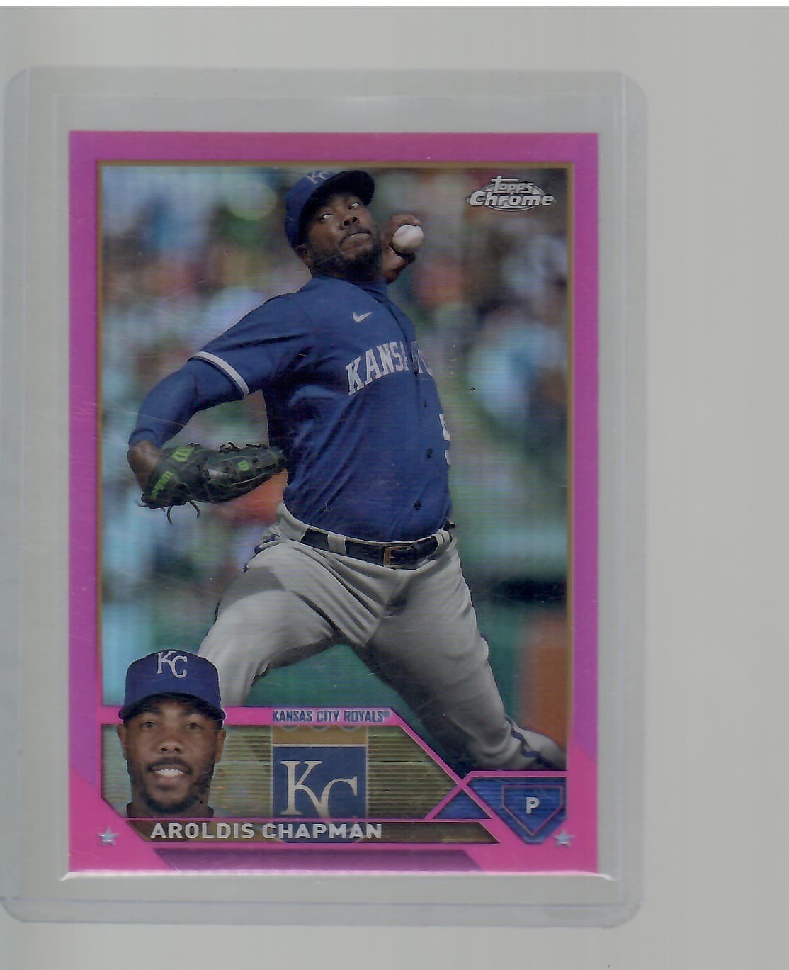 AROLDIS CHAPMAN PINK UPDATE BA 2023 Topps Chrome 2023 Topps Chrome