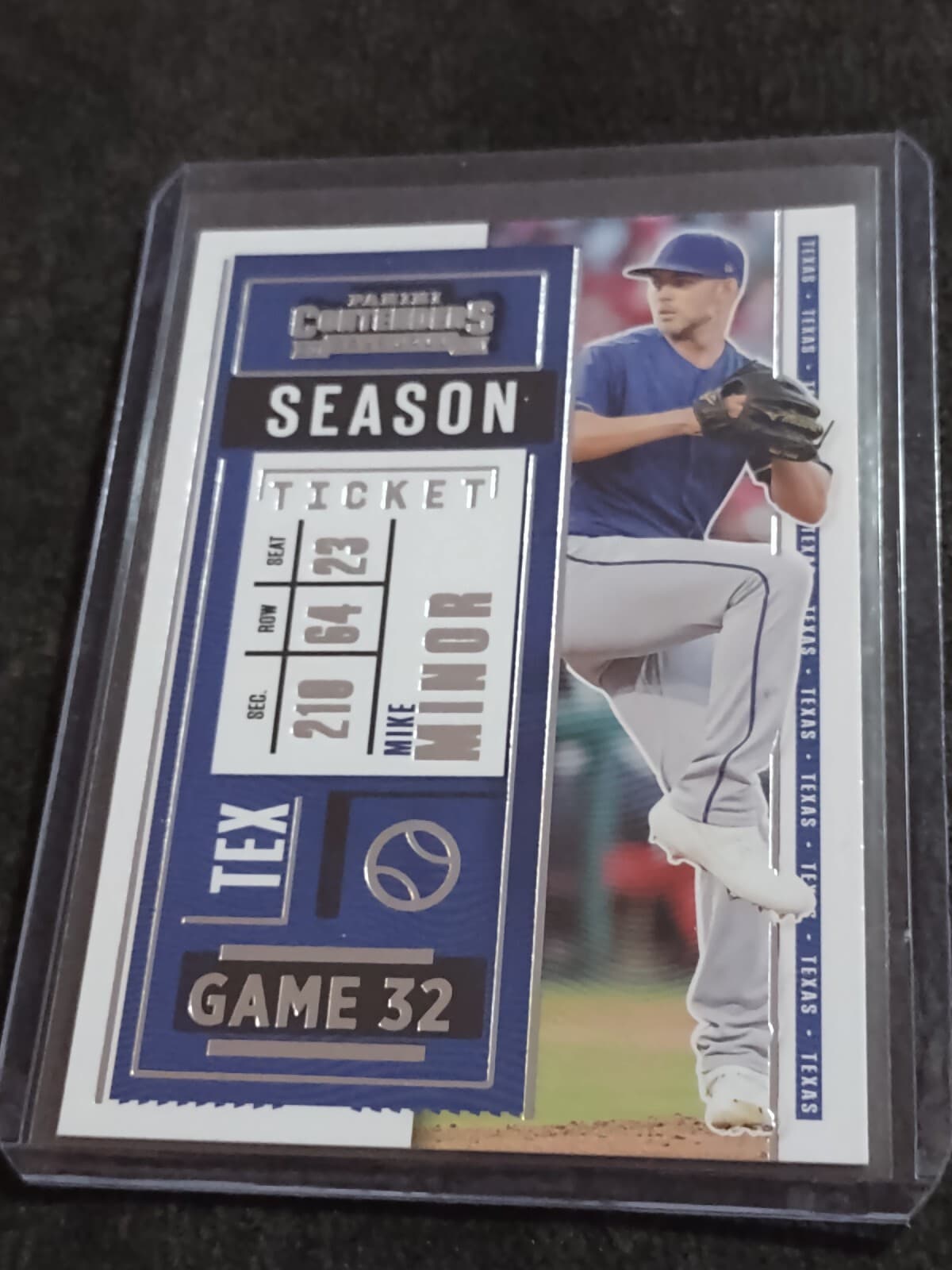 Mike Minor Texas 2020 Panini Contenders 2020 Panini Contenders