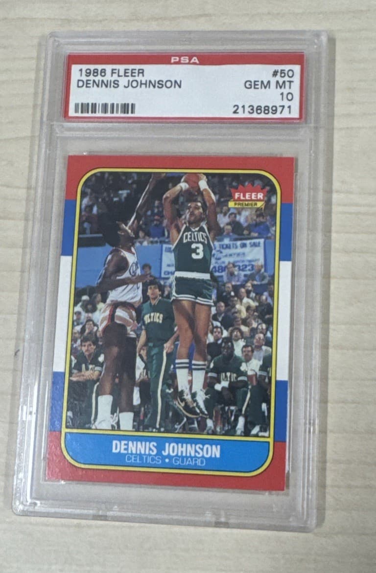 Basketball Dennis Johnson 1986 Fleer 1986 Fleer