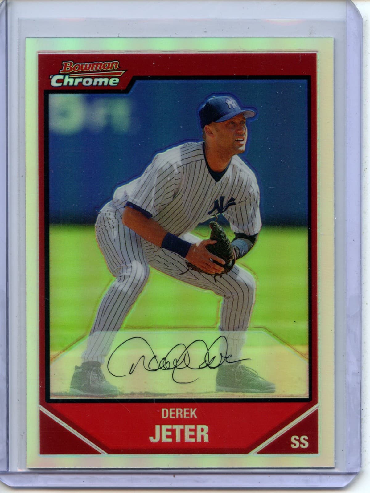 Baseball Derek Jeter 2007 Bowman Chrome