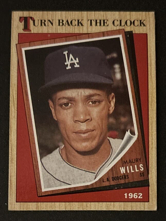 Maury Wills Turn 1987 Topps