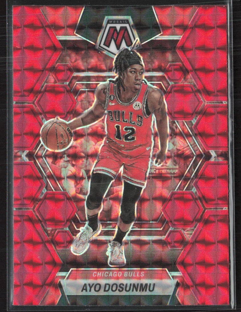 Ayo Dosunmu Red 2022 Panini Mosaic