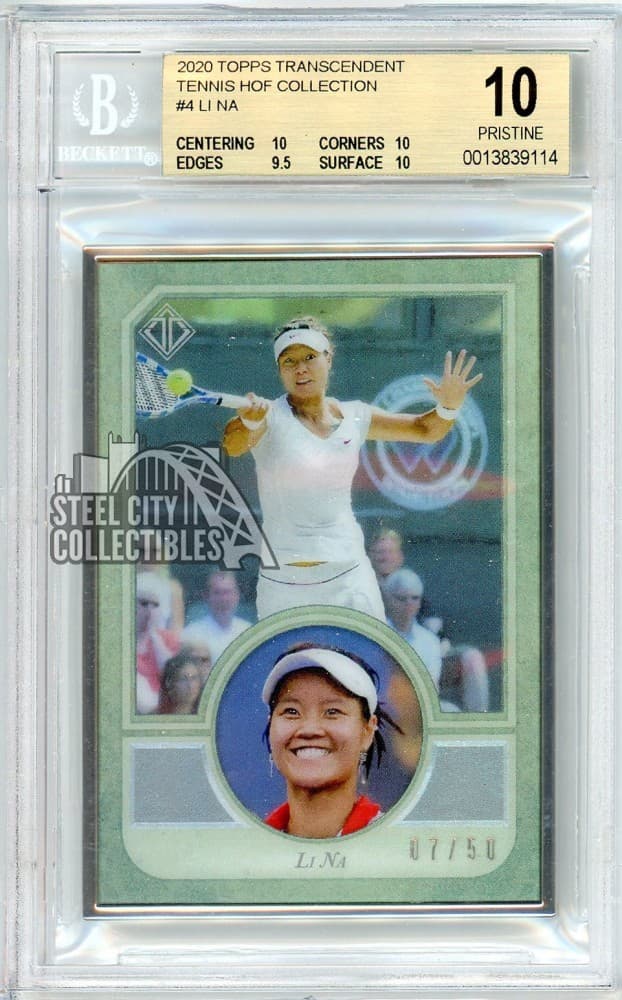 Li Na trading card