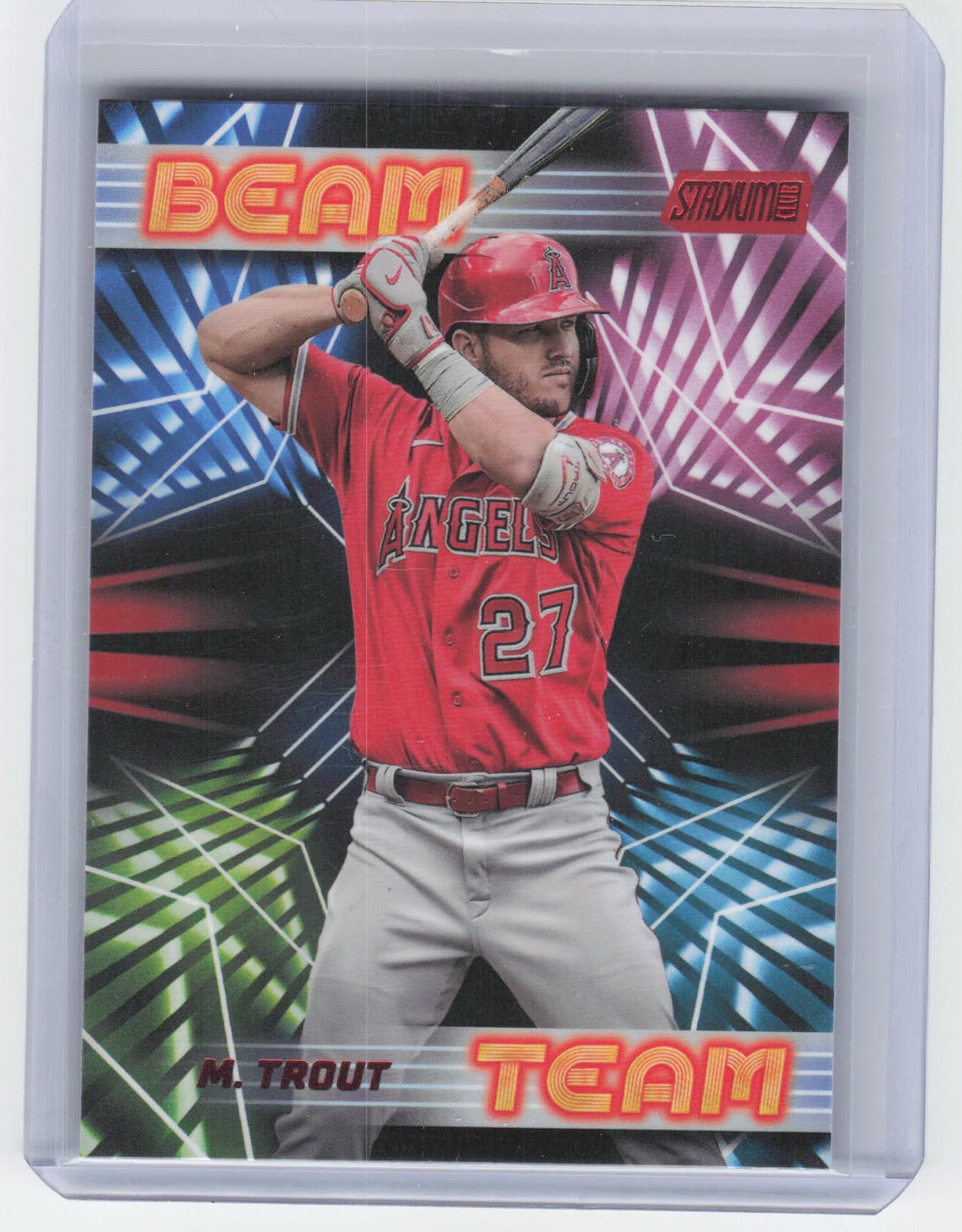 Mike Trout Beam 2023 Stadium Club