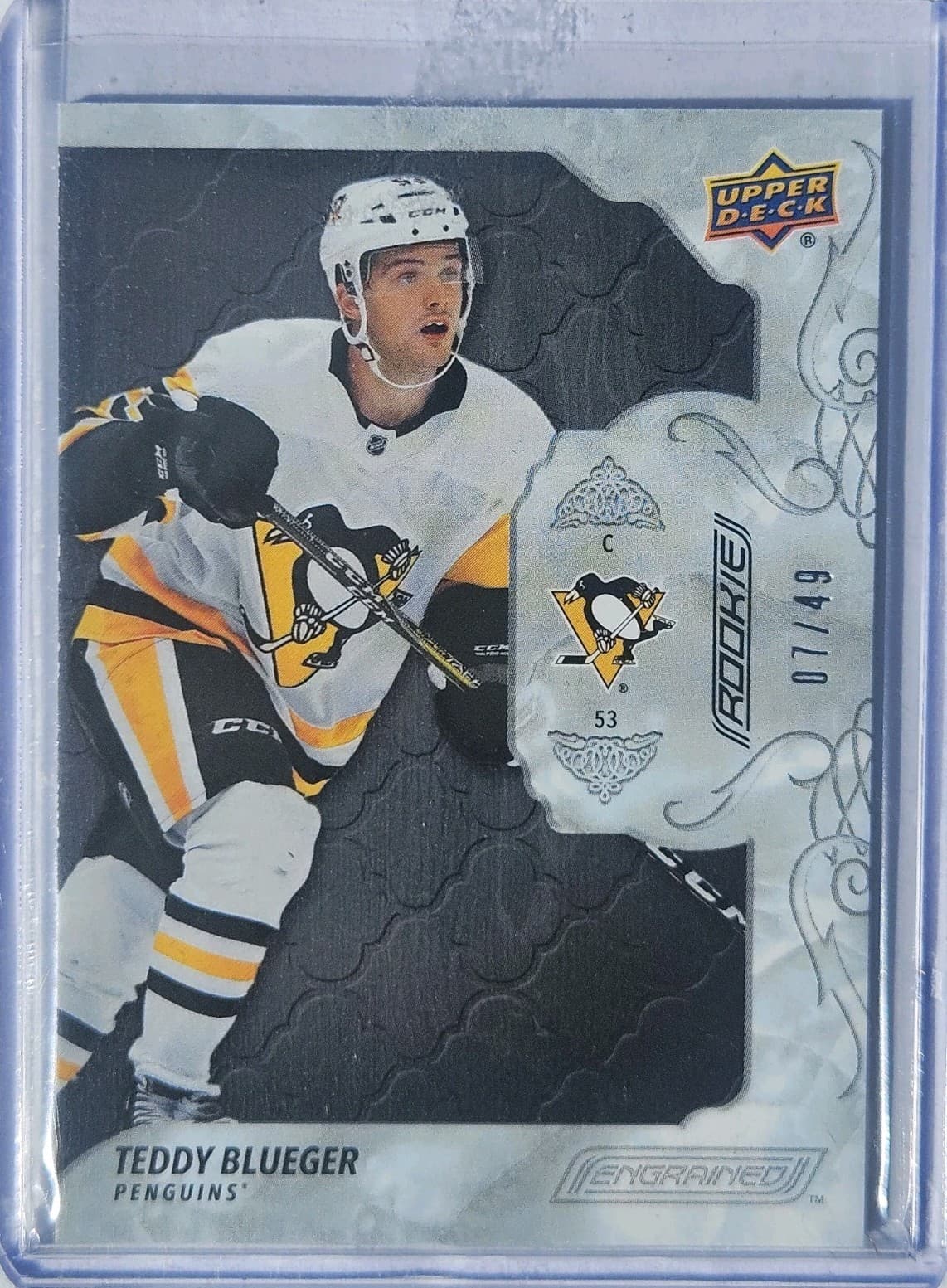 Engrained Hockey Silver 2019 Upper Deck 2019 Upper Deck