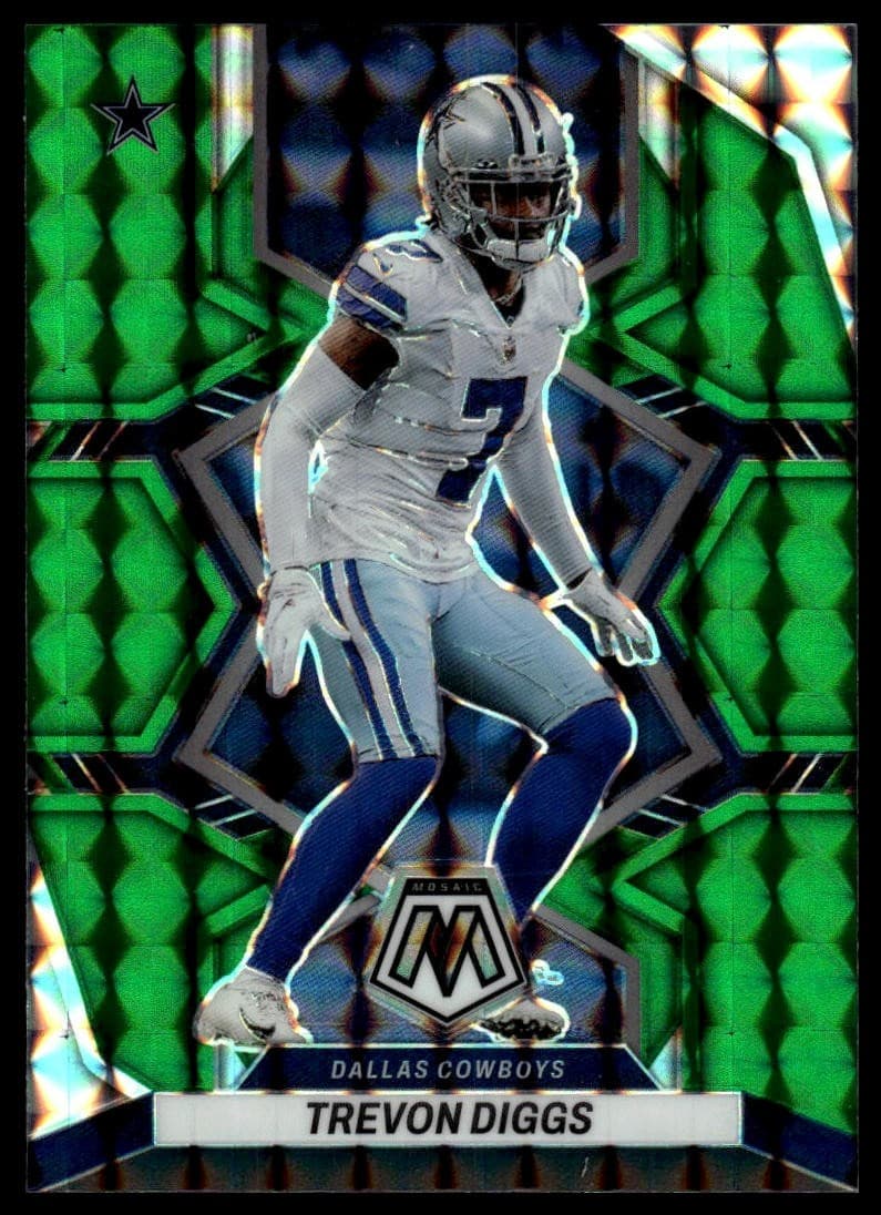 Trevon Diggs Mosaic 2022 Panini Mosaic 2022 Panini Mosaic green