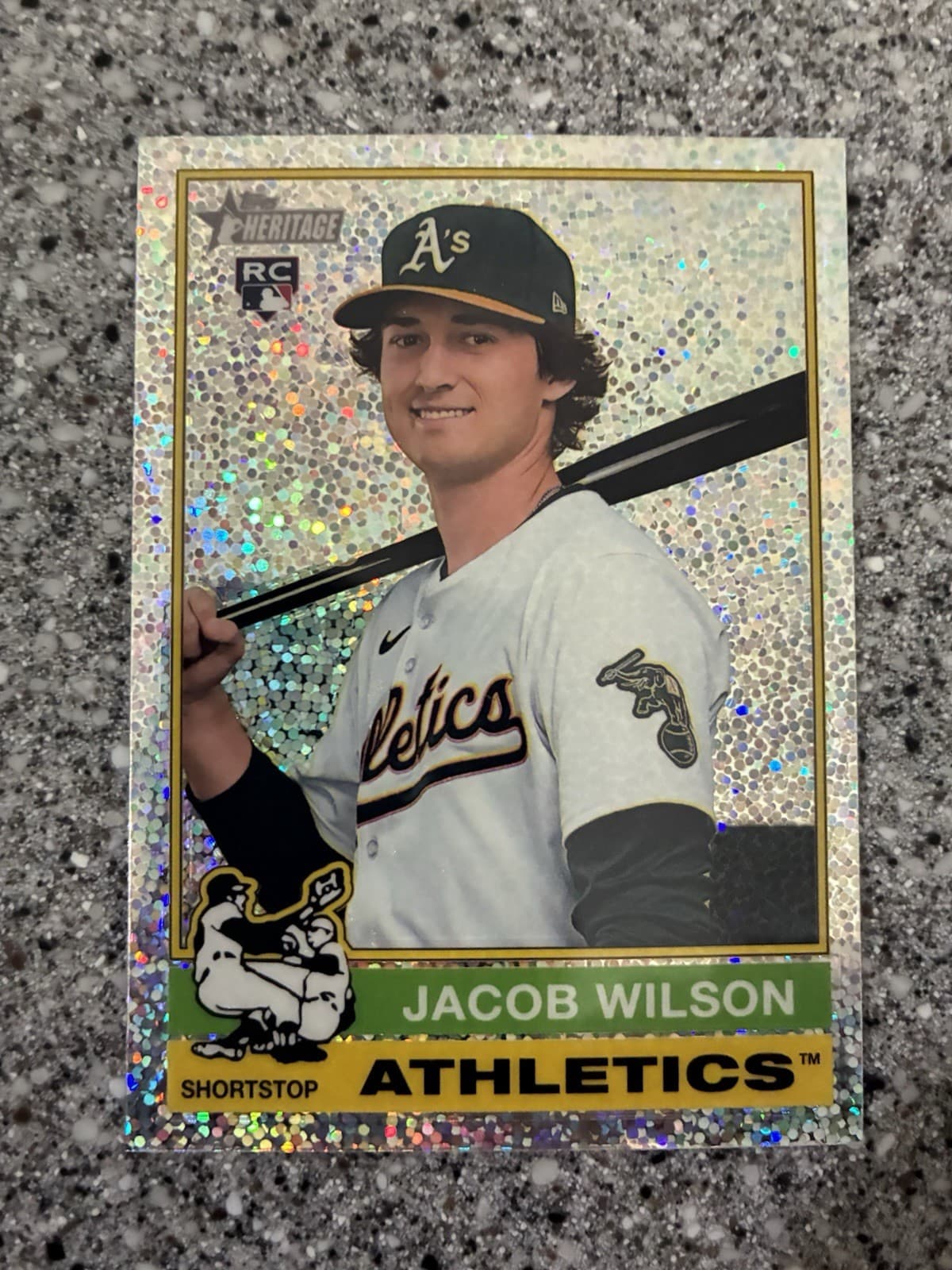 Jacob Wilson Silver 2025 Topps Heritage 2025 Topps Heritage
