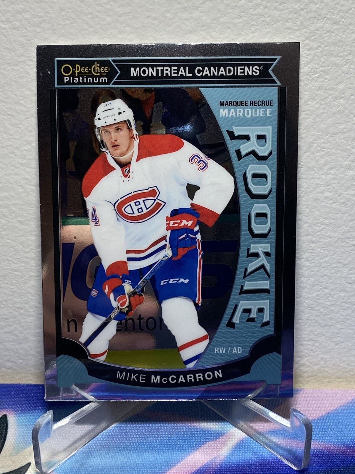 Mike McCarron trading card