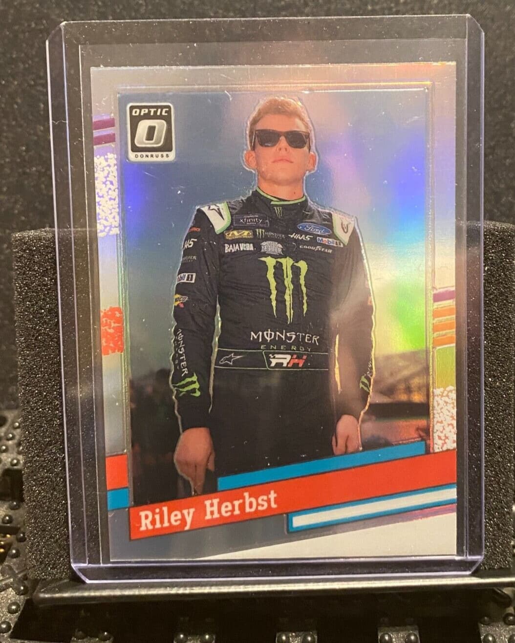 Riley Herbst 2024 Donruss Optic 2024 Donruss Optic holo-silver