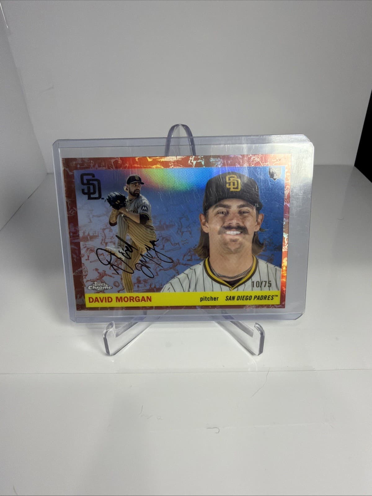 Platinum David Morgan 2025 Topps Chrome 2025 Topps Chrome gold