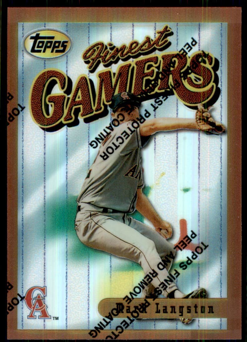 Bronze Mark Langston 1996 Topps Finest 1996 Topps Finest