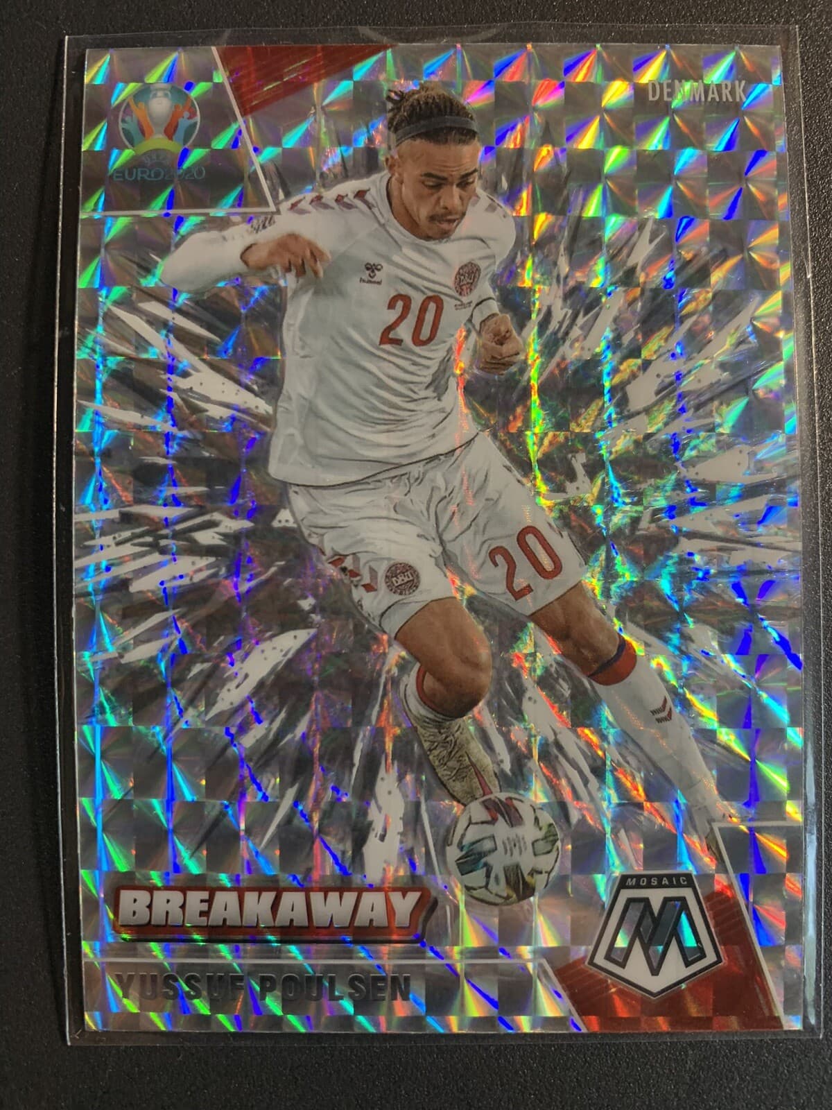 Breakaway Yussuf Poulsen 2020 Panini Mosaic 2020 Panini Mosaic