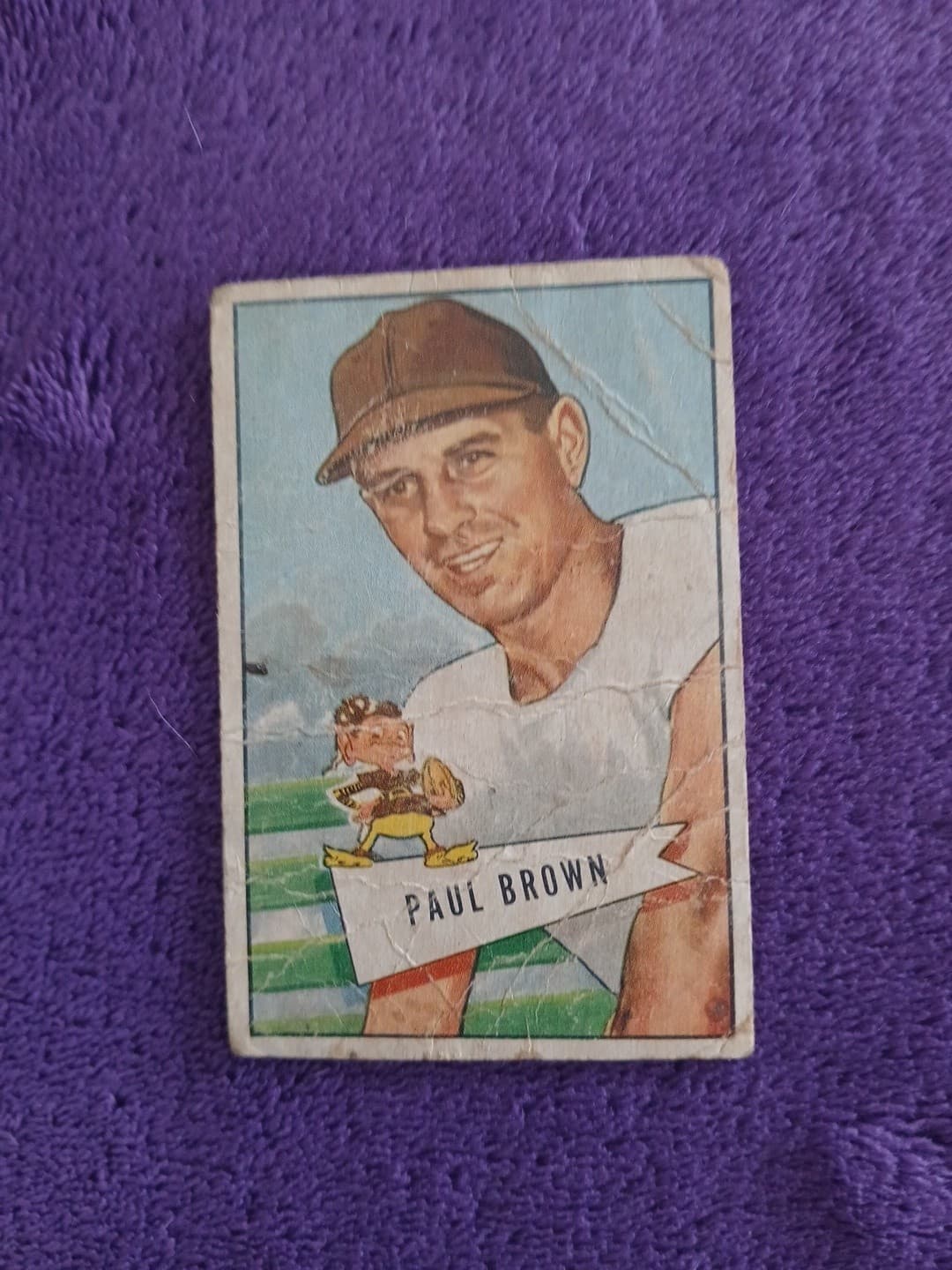 Paul Brown Large 1952 Bowman
