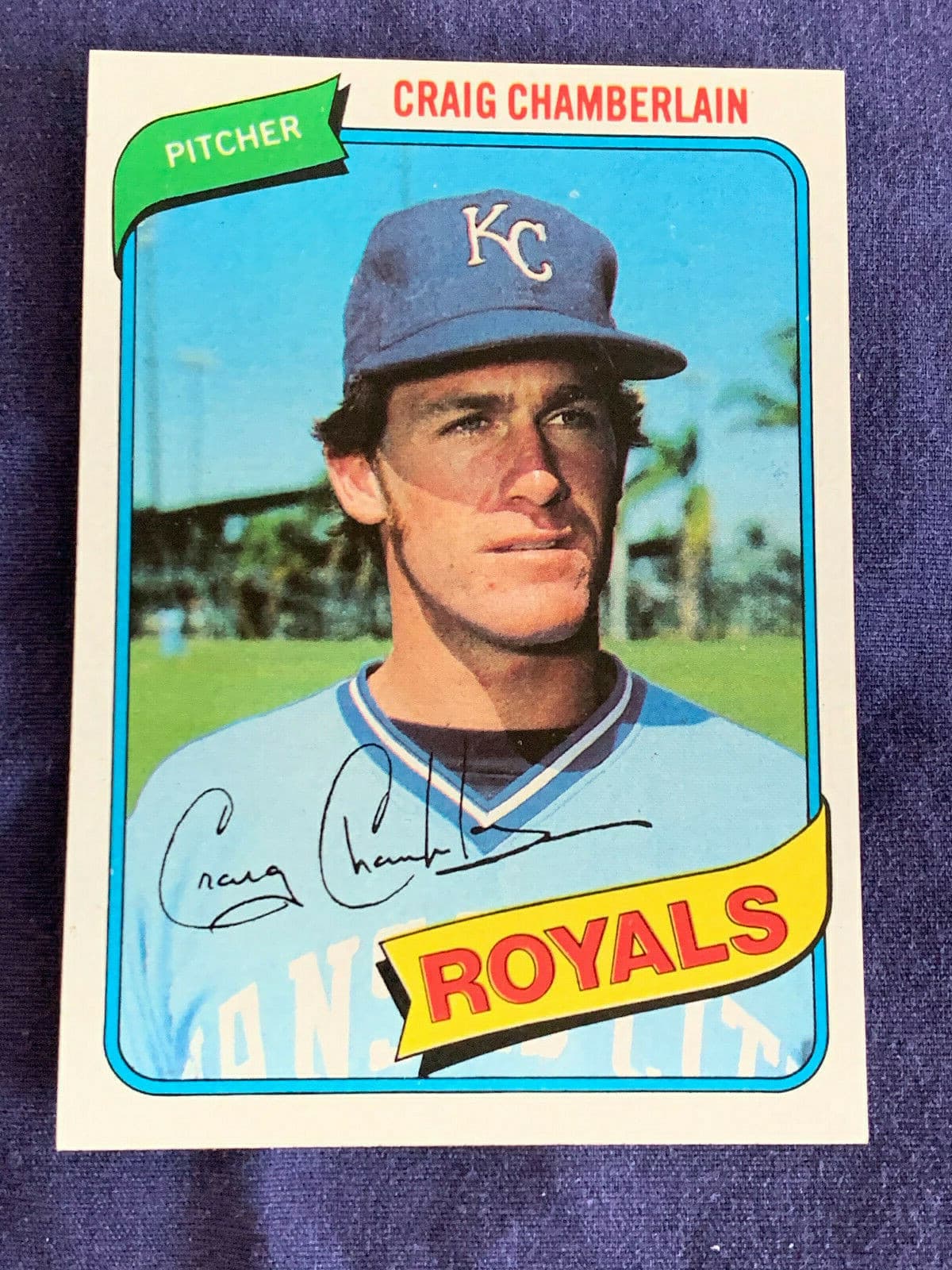Craig Chamberlain Kansas 1980 Topps 1980 Topps