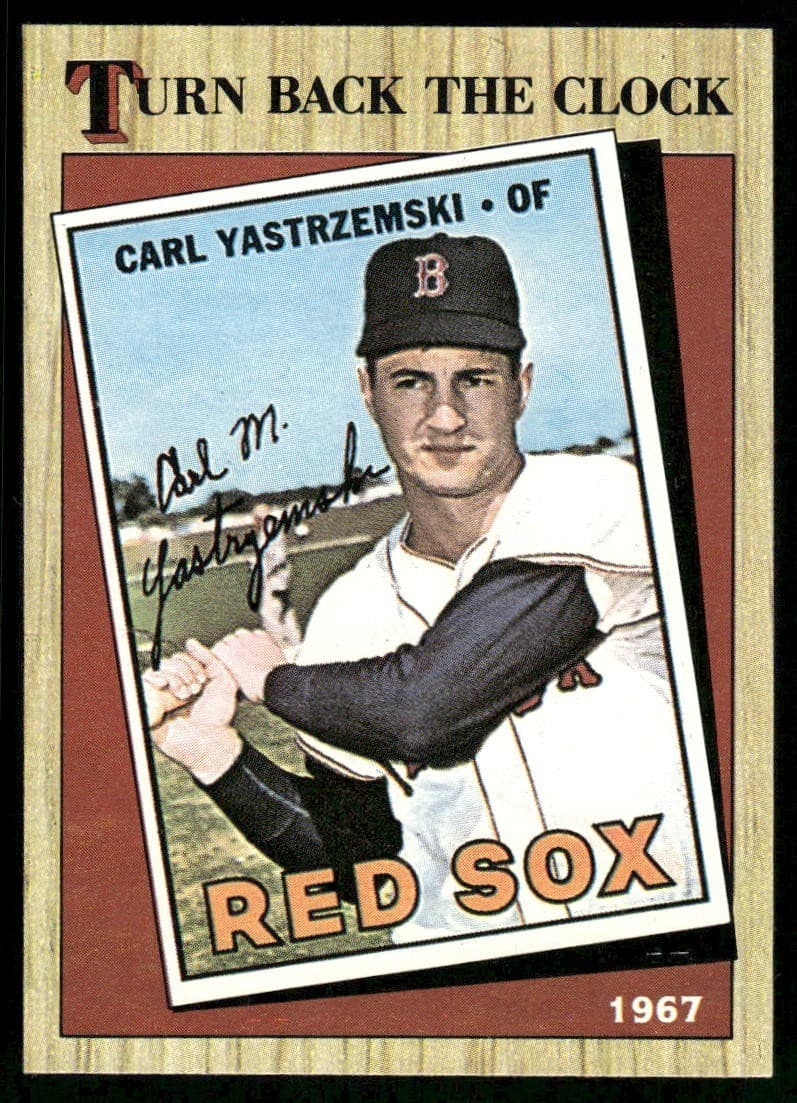Carl Yastrzemski Turn 1987 Topps