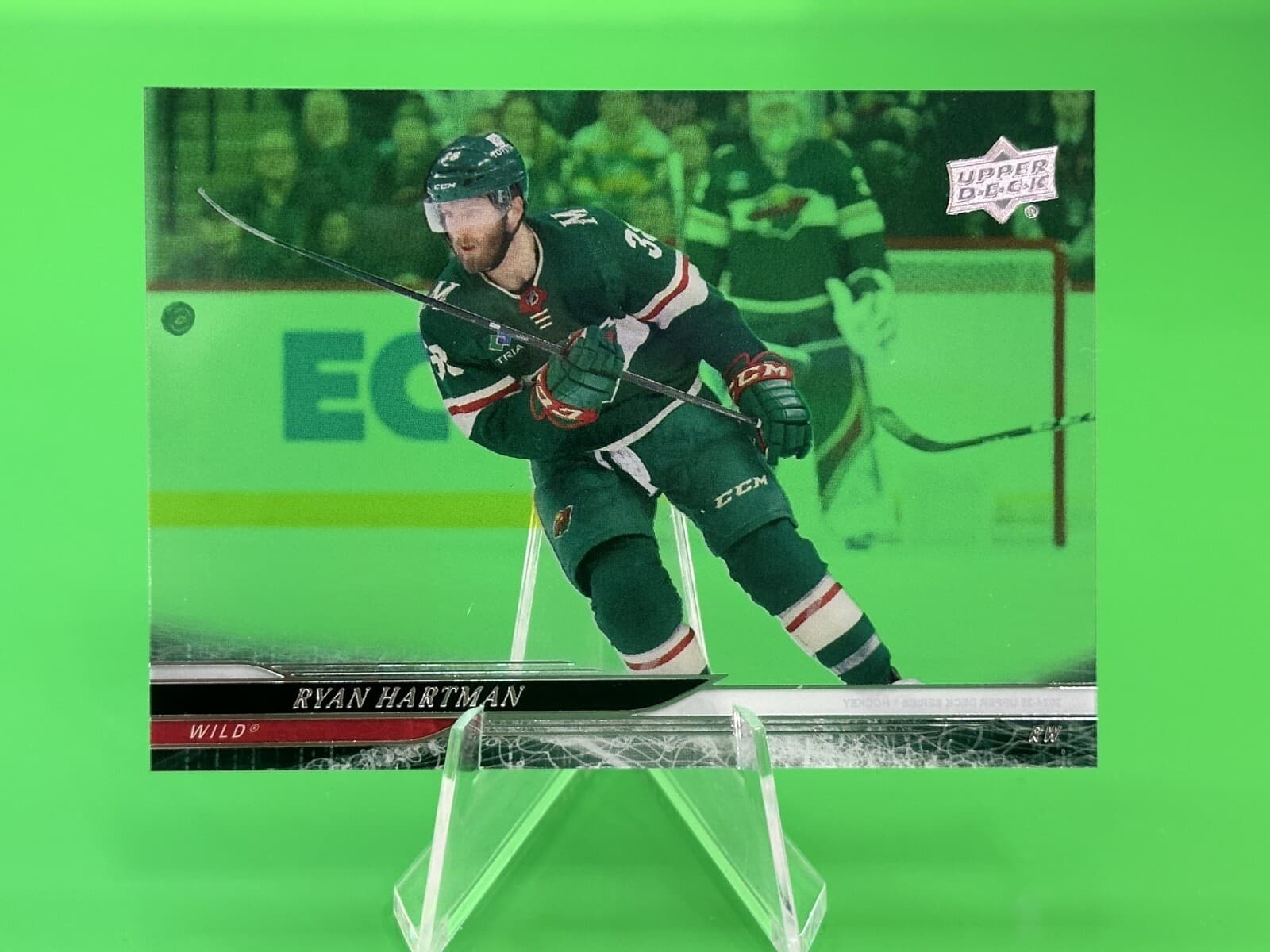 Ryan Hartman trading card
