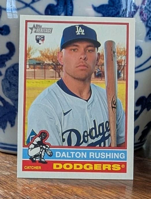Dalton Rushing High 2025 Topps Heritage 2025 Topps Heritage