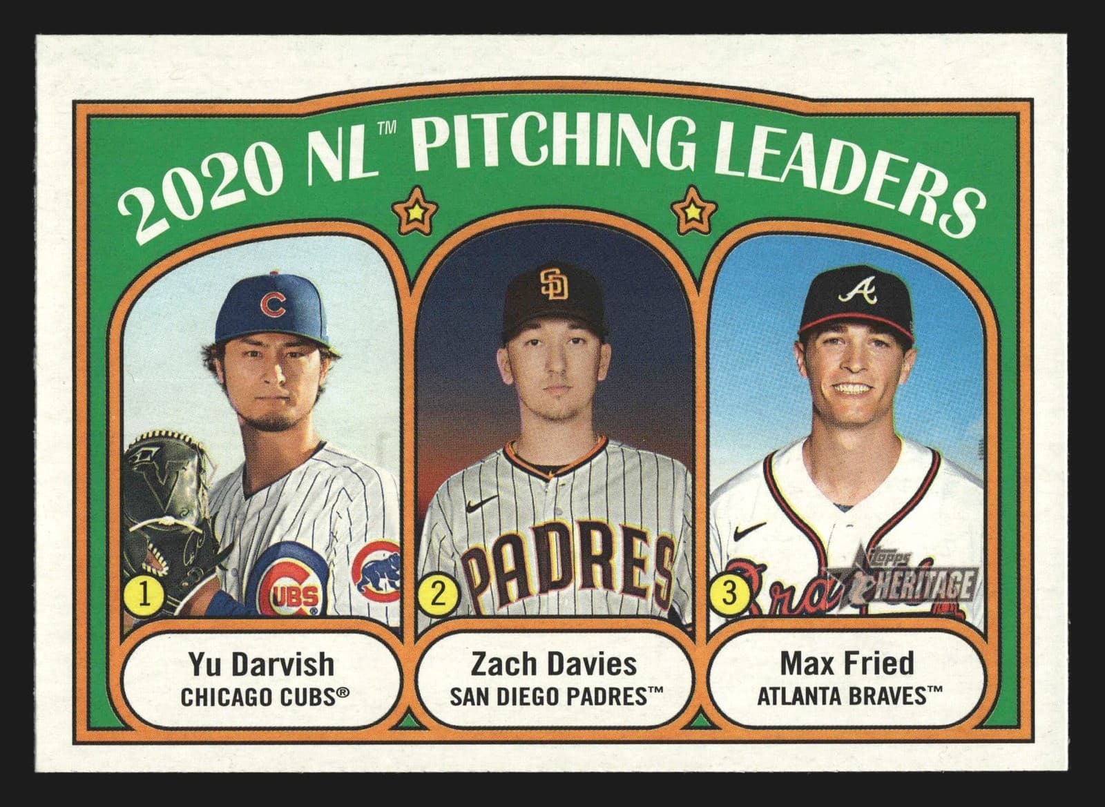 Pitching Leaders Darvish 2021 Topps Heritage
