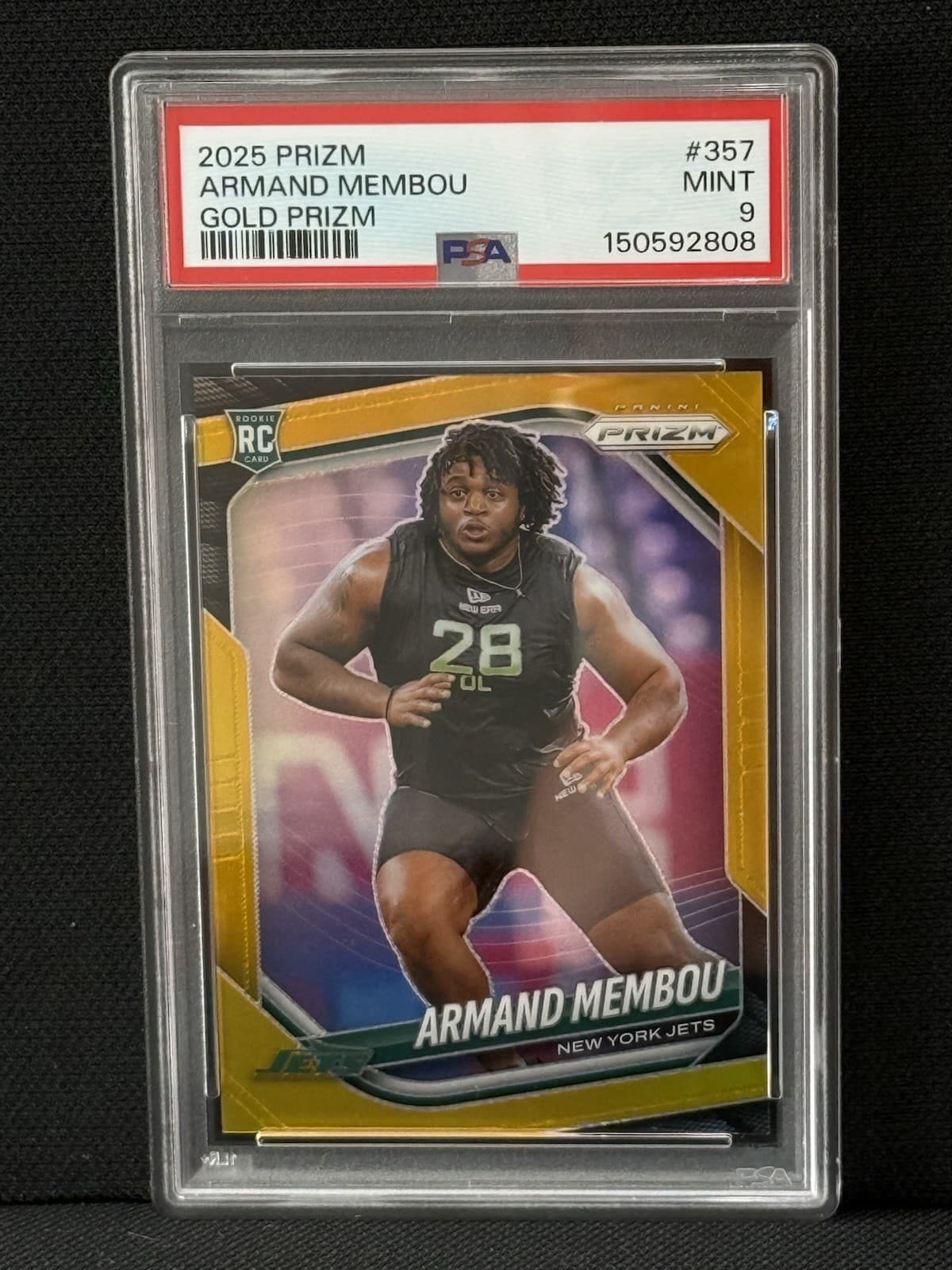 Armand Membou Gold 2025 Panini Prizm 2025 Panini Prizm