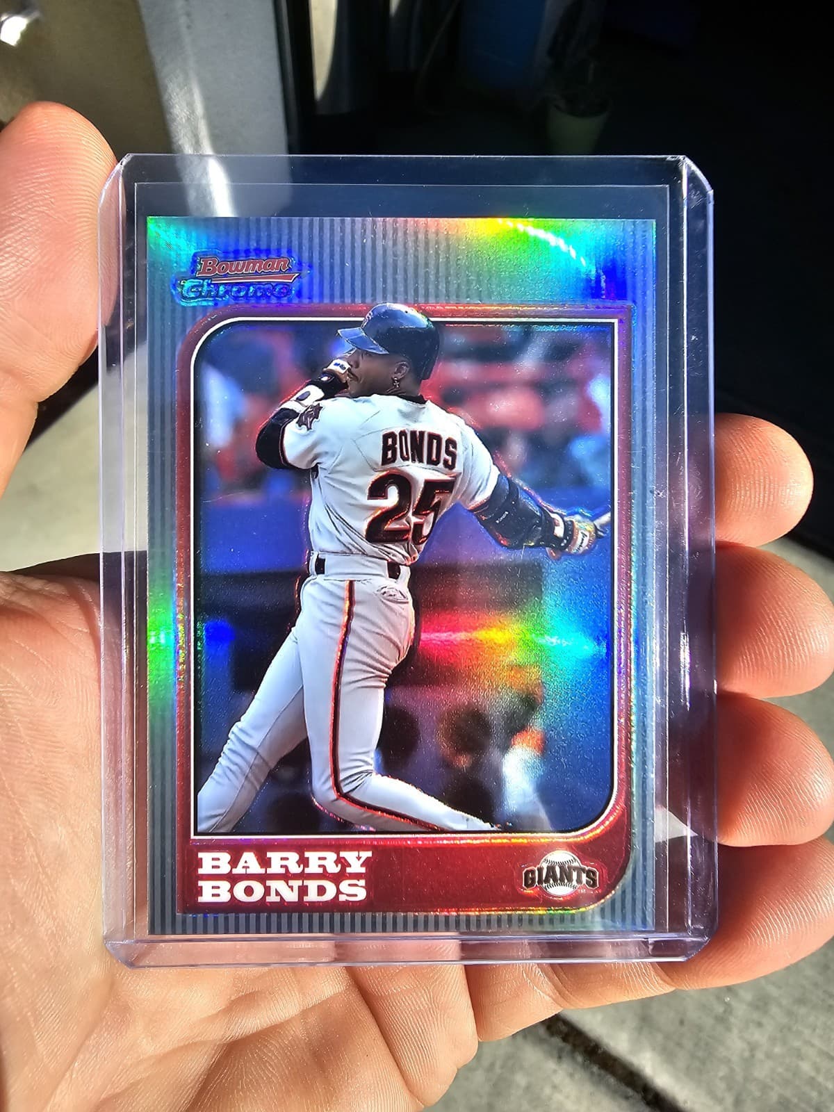 Bowman Barry Bonds 1997 Topps 1997 Topps holo-refractor-silver