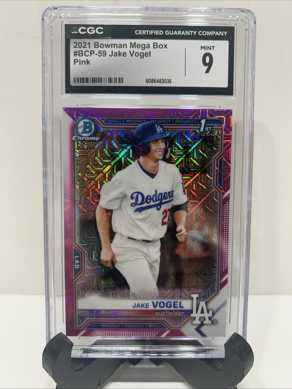 Jake Vogel trading card